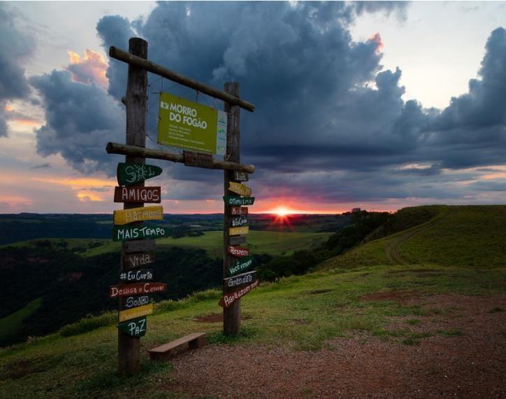 Morro do Fogão sign 2